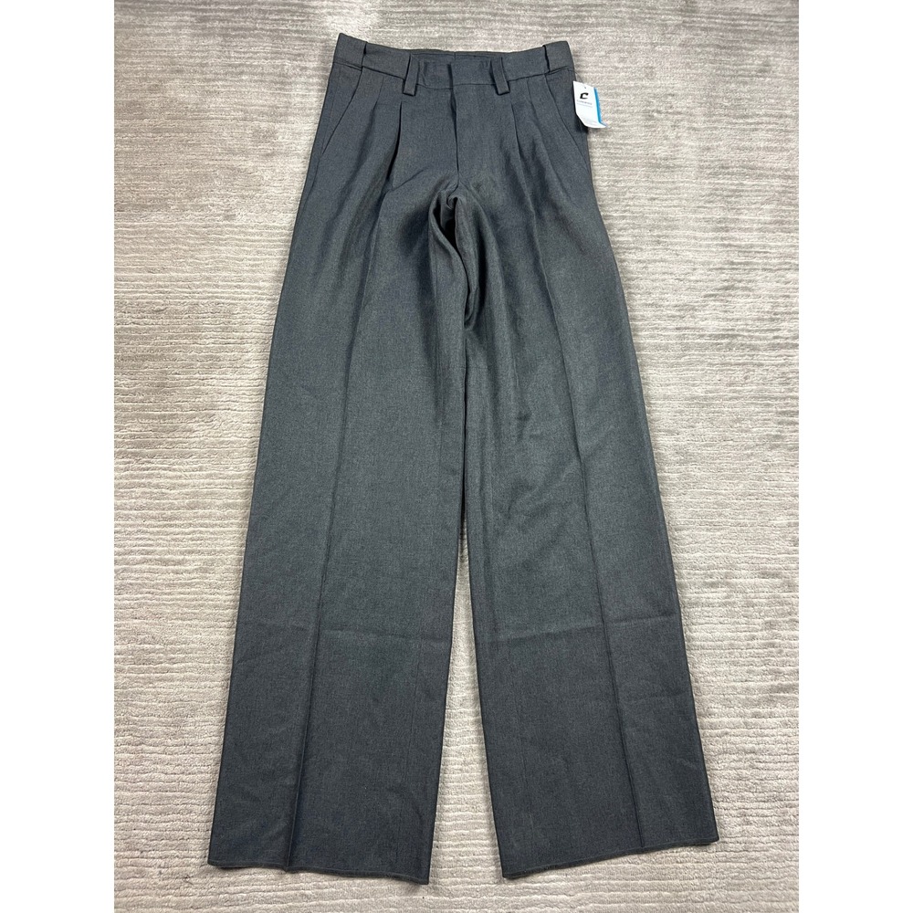 Champro Pants Mens 30 Gray Pleated Front Wide Leg Performance Umpire Trousers
